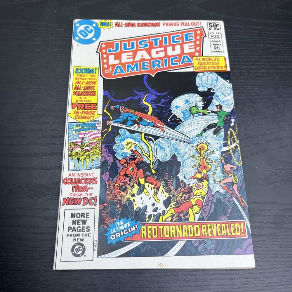 Justice League Of America #193 August DC Comic Batman Superman Flash C-622